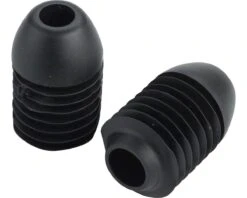 Zipp End Plugs For Vuka Extensions (Black) (2) (Cable Guides)