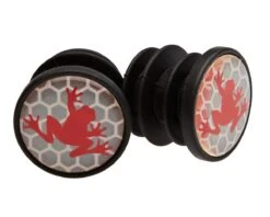 SRAM Road Handlebar End Plugs (Red) (Make The Leap Frog)