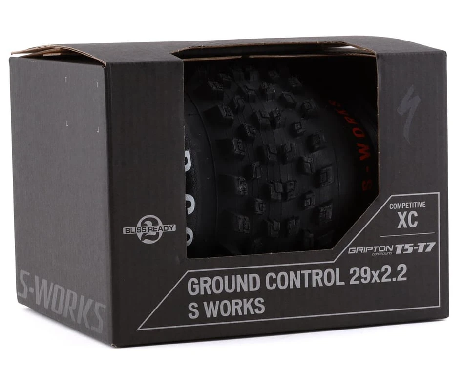 Specialized S-Works Ground Control Tubeless Mountain Tire (Black) (29" / 622 ISO) (2.2") (Folding) (Gripton T5/T7) 2 Specialized S-Works Ground Control Tubeless Mountain Tire (Black) (29" / 622 ISO) (2.2") (Folding) (Gripton T5/T7) - Image 2