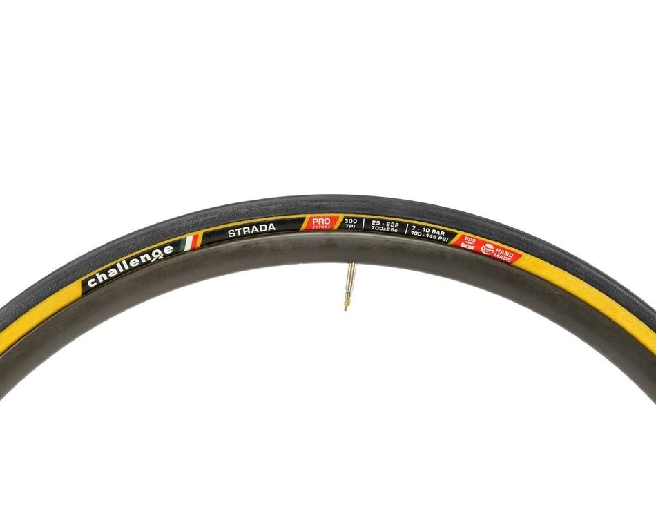 Challenge Strada Pro Handmade Road Tire (Tan Wall) (700c / 622 ISO) (25mm) (Folding) (SuperPoly) 3 Challenge Strada Pro Handmade Road Tire (Tan Wall) (700c / 622 ISO) (25mm) (Folding) (SuperPoly) - Image 3