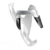 Elite Custom Race Plus Water Bottle Cage (Gloss White/Black)