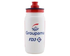Elite Fly Team Water Bottle (White) (FDJ Groupama) (18.5oz)