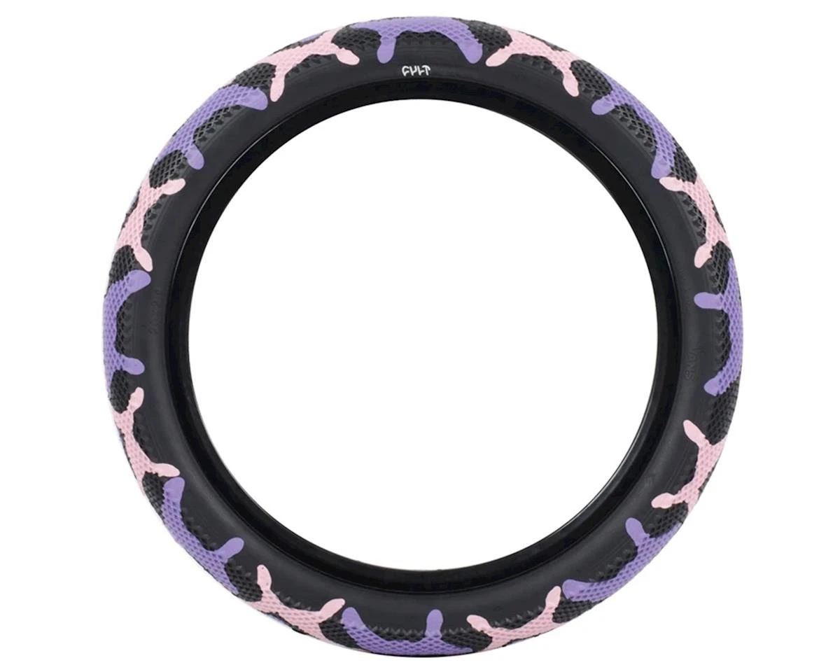 Cult Vans Tire (Purple Camo/Black) (Wire) (20" / 406 ISO) (2.4") 1 Cult Vans Tire (Purple Camo/Black) (Wire) (20" / 406 ISO) (2.4")
