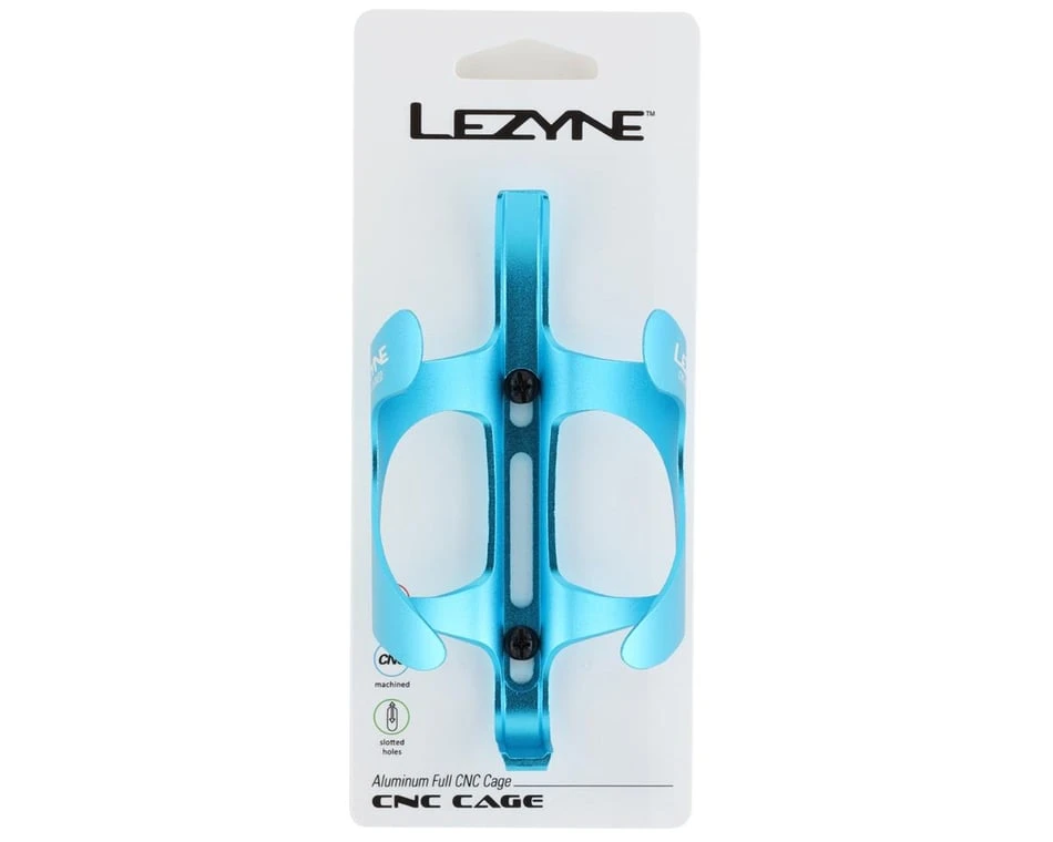 Lezyne CNC Water Bottle Cage (Bead Blast Blue) 2 Lezyne CNC Water Bottle Cage (Bead Blast Blue) - Image 2