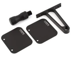 Lezyne CNC Alloy Wall Hook (Black) (1 Bike)