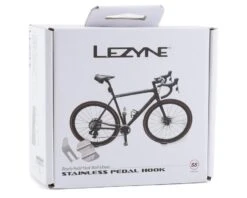 Lezyne Stainless Pedal Hook (Silver) (1 Bike) -Two Wheel Haven 1 bs stpdh v106 4