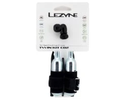 Lezyne Twin Kit CO2 Inflator & Tire Repair Kit (Black) -Two Wheel Haven 1 c2 twdrkit v204 2