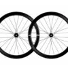 Enve 45 Foundation Series Disc Brake Wheelset (Black) (Shimano/SRAM) (12 X 100, 12 X 142mm) (700c / 622 ISO) (Centerlock) (Tubeless)
