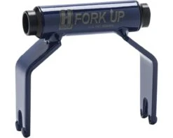 Hurricane Components Fork Up Thru Axle Bike Rack Adapter (Blue) (15 X 110mm (Boost))