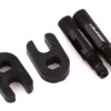 Zipp Tangente Aluminum Knurled Valve Extender Kit (Black) (Pair) (27mm)