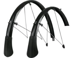 SKS Chromoplastic Longboard Fender Sets (Black) (P35 | 700c X 20-28)