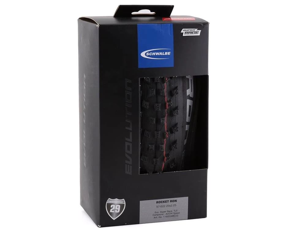 Schwalbe Rocket Ron Tubeless Mountain Tire (Black) (29" / 622 ISO) (2.25") (Speed/Super Race) (Folding) (Evolution Line) 2 Schwalbe Rocket Ron Tubeless Mountain Tire (Black) (29" / 622 ISO) (2.25") (Speed/Super Race) (Folding) (Evolution Line) - Image 2