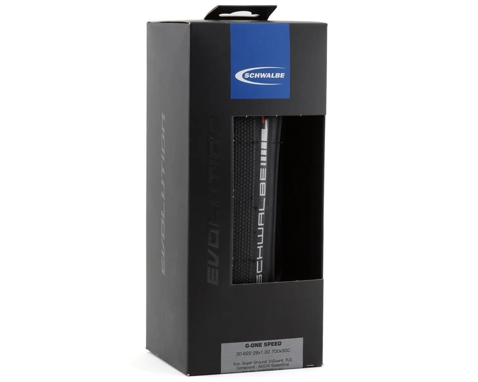 Schwalbe G-One Speed Tubeless Gravel Tire (Black) (700c / 622 ISO) (30mm) (Folding) (Addix SpeedGrip/Super Ground) (Evolution Line) 2 Schwalbe G-One Speed Tubeless Gravel Tire (Black) (700c / 622 ISO) (30mm) (Folding) (Addix SpeedGrip/Super Ground) (Evolution Line) - Image 2
