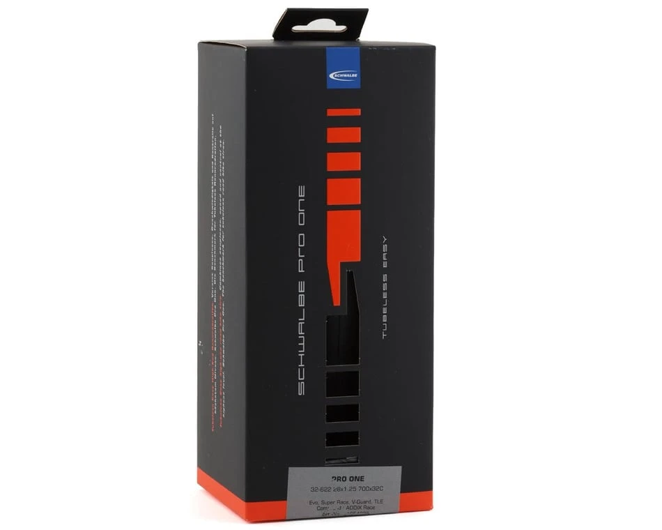 Schwalbe Pro One Super Race Tubeless Road Tire (Black) (700c / 622 ISO) (32mm) (Folding) (Addix Race/V-Guard) 2 Schwalbe Pro One Super Race Tubeless Road Tire (Black) (700c / 622 ISO) (32mm) (Folding) (Addix Race/V-Guard) - Image 2
