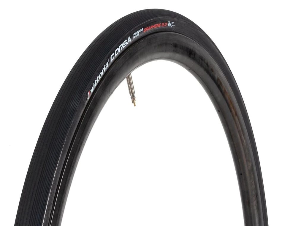 Vittoria Corsa Competition TLR Tubeless Road Tire (Black) (700c / 622 ISO) (25mm) (Folding) (G2.0) 1 Vittoria Corsa Competition TLR Tubeless Road Tire (Black) (700c / 622 ISO) (25mm) (Folding) (G2.0)