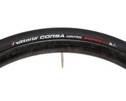 Vittoria Corsa Control Road Tire (Black) (700c / 622 ISO) (25mm) (Folding) (G2.0) 5 Vittoria Corsa Control Road Tire (Black) (700c / 622 ISO) (25mm) (Folding) (G2.0) -Two Wheel Haven 11a00103 2