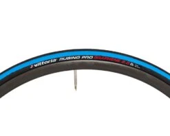 Vittoria Rubino Pro Road Tire (Black/Blue) (700c / 622 ISO) (25mm) (Folding) (G2.0) -Two Wheel Haven 11a00136 2