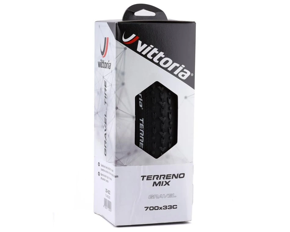 Vittoria Terreno Mix Gravel Tire (Black) (700c / 622 ISO) (33mm) (Folding) (2C) 3 Vittoria Terreno Mix Gravel Tire (Black) (700c / 622 ISO) (33mm) (Folding) (2C) - Image 3