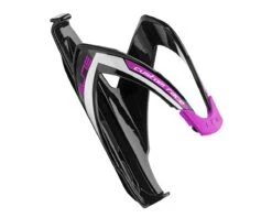 Elite Custom Race Water Bottle Cage (Gloss Black/Purple)