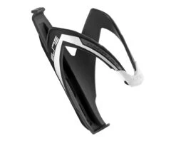 Elite Custom Race Water Bottle Cage (Matte Black/Whte)