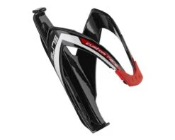 Elite Custom Race Water Bottle Cage (Gloss Black/Red)