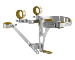 Elite L'Eroica Vintage Water Bottle Cage (Silver) (Single)