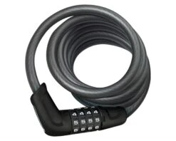 Abus Tresor 6512 Combination Coiled Cable Lock W/ Mount (180cm)