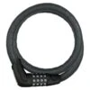 Abus Steel-O-Flex 6615C Combination Cable Lock W/ Mount (Black) (31.5")