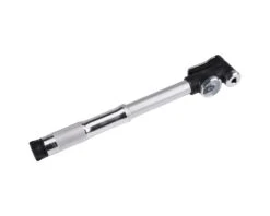 Crankbrothers Sterling SG Premium Short Frame Pump (Silver) (w/ Gauge)
