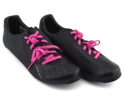 Pearl Izumi Women's Sugar Road Shoes (Black/Pink) (36) -Two Wheel Haven 1528190202736.0 3