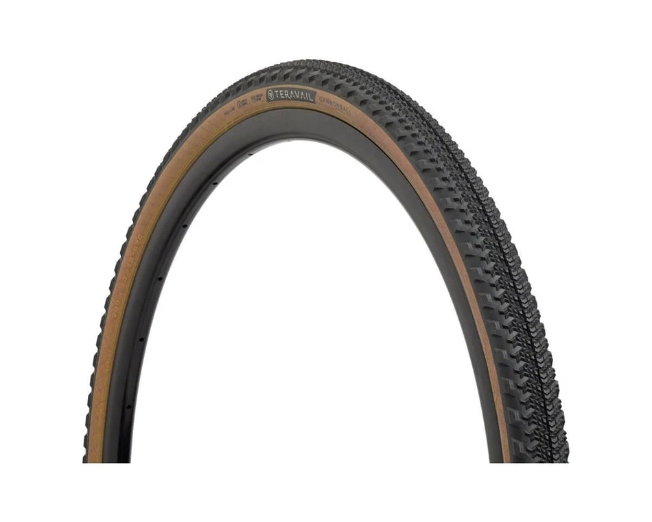 Teravail Cannonball Tubeless Gravel Tire (Tan Wall) (700c / 622 ISO) (42mm) (Folding) (Light & Supple) 1 Teravail Cannonball Tubeless Gravel Tire (Tan Wall) (700c / 622 ISO) (42mm) (Folding) (Light & Supple)