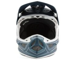 Troy Lee Designs D3 Fiberlite Full Face Helmet (Spiderstripe Blue) (S) -Two Wheel Haven 198550032 2