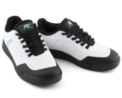 Ride Concepts Women's Hellion Elite Flat Pedal Shoe (White/Aqua) (5) -Two Wheel Haven 2287 510 3
