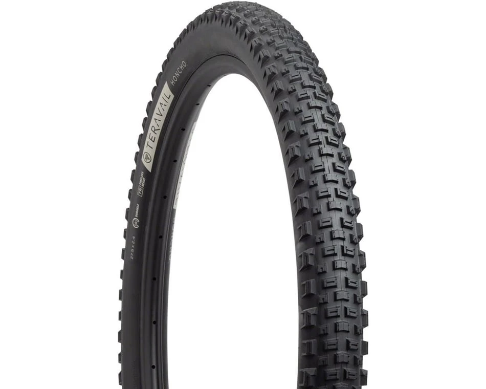 Teravail Honcho Tubeless Mountain Tire (Black) (27.5" / 584 ISO) (2.4") (Folding) (Light & Supple) 1 Teravail Honcho Tubeless Mountain Tire (Black) (27.5" / 584 ISO) (2.4") (Folding) (Light & Supple)