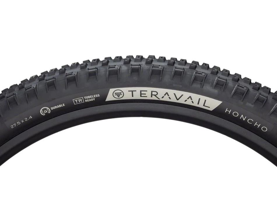 Teravail Honcho Tubeless Mountain Tire (Black) (27.5" / 584 ISO) (2.4") (Folding) (Light & Supple) 2 Teravail Honcho Tubeless Mountain Tire (Black) (27.5" / 584 ISO) (2.4") (Folding) (Light & Supple) - Image 2