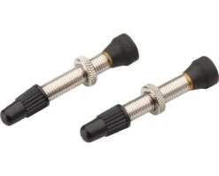 Sun Ringle STR Tubeless Valve Brass (Silver) (Pair) (35mm)