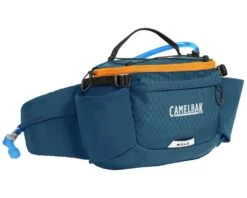 Camelbak M.U.L.E. 5 Waist Pack W/ Crux 1.5L Lumbar (Gibraltar Navy/Orange)