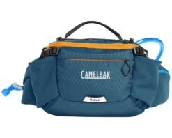 Camelbak M.U.L.E. 5 Waist Pack W/ Crux 1.5L Lumbar (Gibraltar Navy/Orange) -Two Wheel Haven 2815401000 2