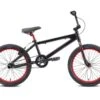 SE Racing 2022 Ripper BMX Bike (Stealth Mode Black/Red Ano) (20" Toptube)