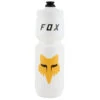 Fox Racing Purist Water Bottle W/ MoFlo Cap (White) (26oz)