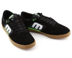 Etnies Windrow X Doomed Flat Pedal Shoes (Black/Green/Gum) (10) -Two Wheel Haven 4107000569 990 10 3