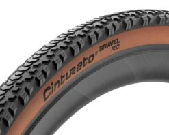 Pirelli Cinturato Gravel RC Tubeless Tire (Tanwall) (700c / 622 ISO) (40mm) (Folding) (SpeedGrip/TechWALL)