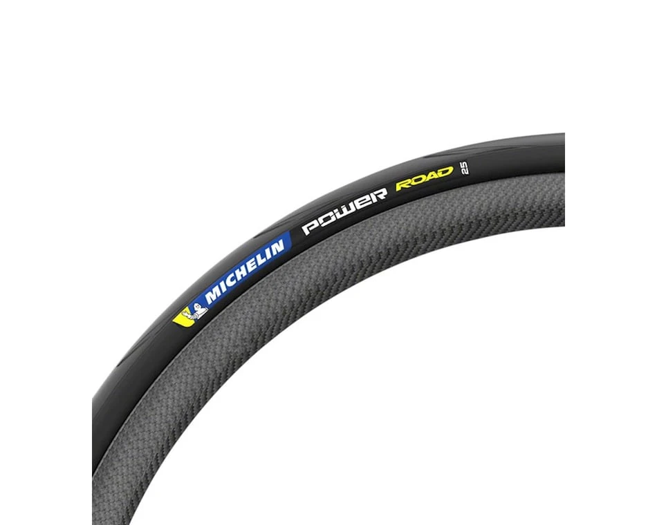 Michelin Power Road TS Tubeless Tire (Black) (700c / 622 ISO) (25mm) (Folding) (X-Race/Protek+) 3 Michelin Power Road TS Tubeless Tire (Black) (700c / 622 ISO) (25mm) (Folding) (X-Race/Protek+) - Image 3