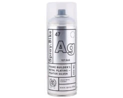 Spray.Bike Prep & Finish Metal Plate Paint (Pewter Silver) (400ml)