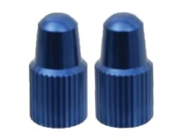 Yokozuna Alloy Presta Valve Caps (Blue) (2)