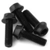 Wolf Tooth Components Aluminum Bottle Cage Bolts (Black) (4-Pack)