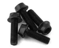 Front Page 27 Wolf Tooth Components Aluminum Bottle Cage Bolts (Black) (4-Pack)