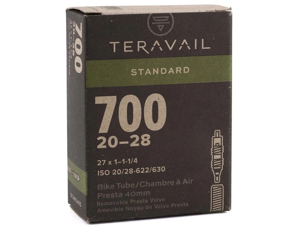 Teravail 700c Inner Tube (Presta) (23 - 25mm) (40mm) 2 Teravail 700c Inner Tube (Presta) (23 - 25mm) (40mm) - Image 2