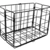 Wald 582 Side-Mount Folding Rear Basket (Black)