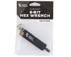 Wolf Tooth Components 6-Bit Hex Wrench Multi-Tool With Key Chain (Gold) -Two Wheel Haven 6 bit kr gld 2